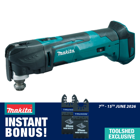 Makita LXT Cordless Multi Tool Quick Change 18V - Skin NO CARTON With Bonus