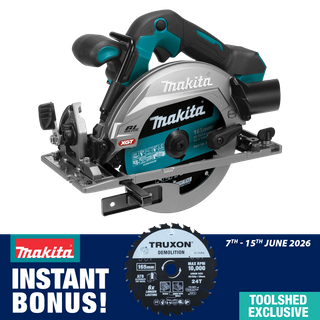 Makita XGT Cordless Circular Saw Brushless 165mm 40V - Skin NO CARTON With Bonus