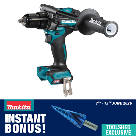 Makita XGT Cordless Hammer Drill Brushless 40V - Bare Tool NO CARTON With Bonus