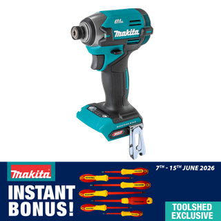 Makita XGT Cordless Impact Driver 210Nm 40v - Bare Tool NO CARTON With Bonus