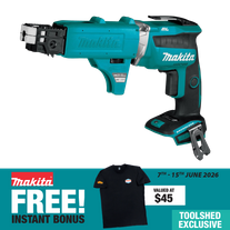 Makita LXT Cordless Drywall Screwdriver Auto Feed 18V - Bare Tool with Bonus