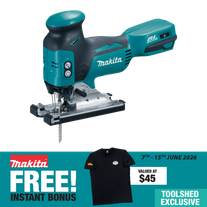 Makita LXT Cordless Jigsaw Brushless Barrel Grip 18V - Bare Tool With Bonus