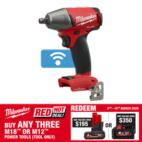 Milwaukee M18 FUEL ONE-KEY Cordless Impact Wrench 1/2in F/Ring 18V - Bare Tool
