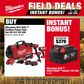 Milwaukee M18 FUEL Cordless Power Pack 4pc Kit 4L3 18V 6Ah With Bonus Battery