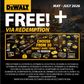DEWALT Cordless Combo Kit Brushless 10pc 18v 5Ah with BONUS Batteries