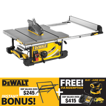 DEWALT Table Saw Heavy Duty 254mm 2000W with BONUS Stand