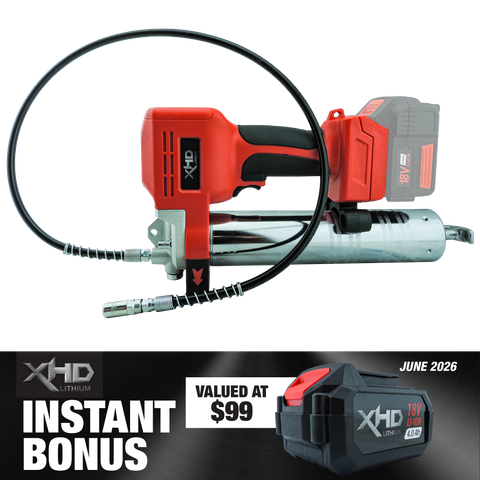 XHD Lithium Grease Gun with 4Ah Battery 18V
