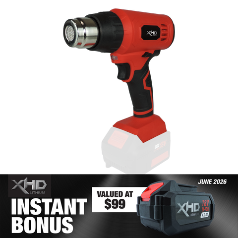 XHD Lithium Heat Gun with 4Ah Battery 18V