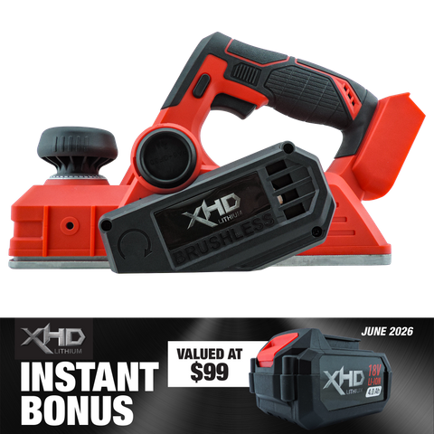 XHD Lithium Planer with 4Ah Battery 18V