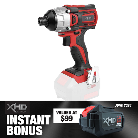 XHD Lithium Impact Driver 180Nm with 4Ah Battery 18V