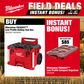Milwaukee PACKOUT Low Profile Rolling Tool Box with BONUS Organiser