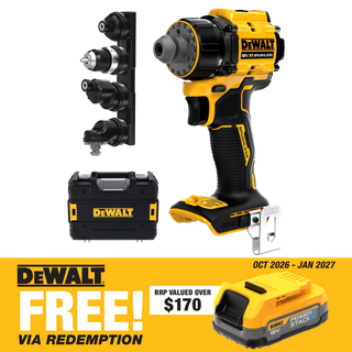 DEWALT 18V XR Brushless Multi-Head Drill Driver - Bare Tool