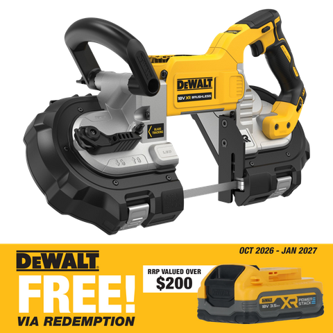 DEWALT 18V XR Brushless Deep-Cut Bandsaw - Bare tool