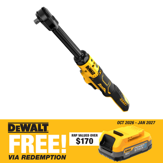 DEWALT Cordless Extended Ratchet Brushless 3/8in Dr 18v - Bare Tool
