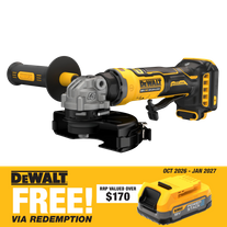 DEWALT Cordless Angle Grinder Compact 125mm 18V - Bare Tool