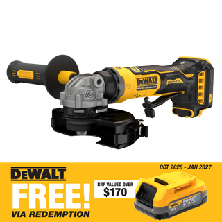 DEWALT Cordless Angle Grinder Compact 125mm 18V - Bare Tool