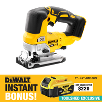 DEWALT Cordless Jigsaw Brushless 18V - Bare Tool with Bonus 5Ah Battery