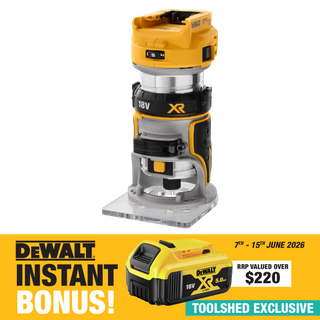DEWALT Cordless Trimmer 18V - Bare Tool with Bonus 5Ah Battery