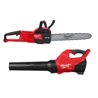 Milwaukee M18 FUEL Cordless Chainsaw and Blower 18V - Bare Tools
