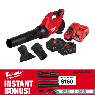 Milwaukee M18 FUEL Cordless Garden Blower Brushless Gen 3 with BONUS