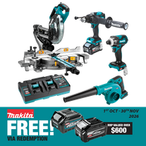 Makita XGT Cordless Combo Kit 0273G Brushless 4pc 40V 4Ah