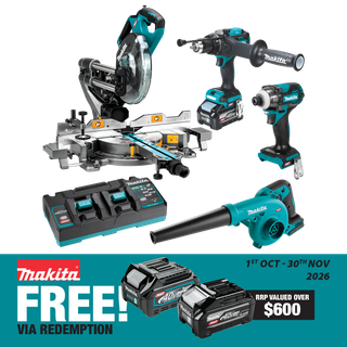 Makita XGT Cordless Combo Kit 0273G Brushless 4pc 40V 4Ah