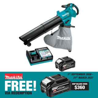 Makita XGT Cordless Blower/Vacuum 40V 4Ah