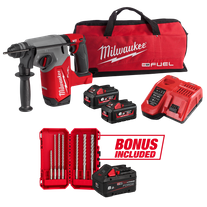 Milwaukee M18 FUEL Cordless Rotary Hammer Drill 26mm Kit 18V 6Ah with BONUS
