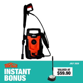 ToolShed Water Blaster 1200PSI with Patio Cleaner