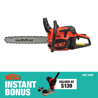 ToolShed Chainsaw 16in with Chainsaw Sharpener