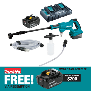 Makita LXT Cordless Pressure Washer 348PSI 18V 3Ah