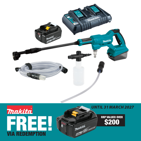 Makita LXT Cordless Pressure Washer 348PSI 18V 3Ah