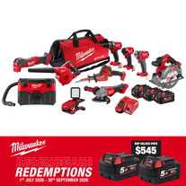 Milwaukee M18 FUEL Cordless Power Pack Brushless 10pc Kit 10C4 18V 6Ah