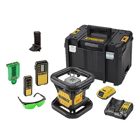 DeWalt Rotating Laser Kit Green Beam 18v 2Ah