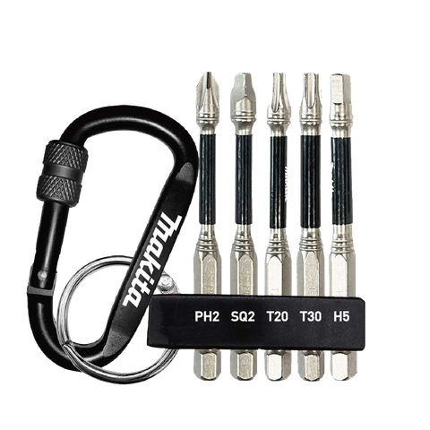 Makita Impact XPS Carabiner with Assorted Bits 5pc