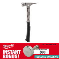 Stiletto TIBONE Titanium Framing Hammer Smooth 14oz with Bonus TBM-SR