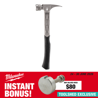 Stiletto TIBONE Titanium Framing Hammer Smooth 14oz with Bonus TBM-SR