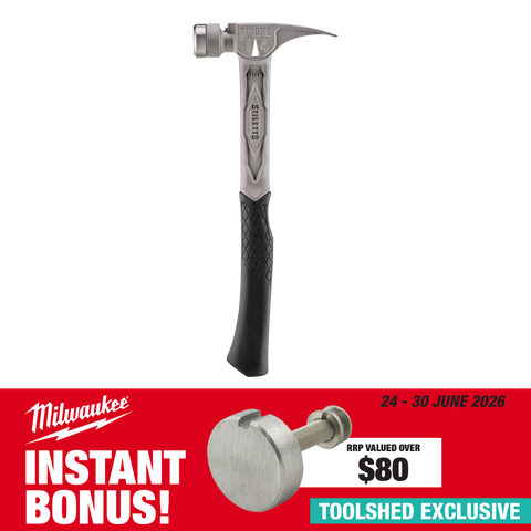 Stiletto TIBONE Titanium Framing Hammer Smooth 14oz with Bonus TBM-SR