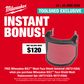 Milwaukee BOLT Face Shield Mesh Replacement 5pk with Bonus 48731430A
