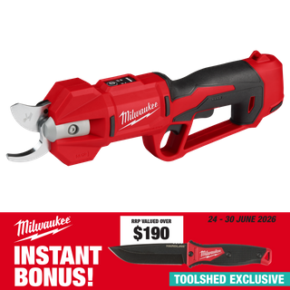 Milwaukee M12 Cordless Pruning Shears Brushless 12V - Skin with Bonus 48221928