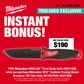 Milwaukee M12 Cordless Pruning Shears Brushless 12V - Skin with Bonus 48221928