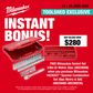 Milwaukee PACKOUT Spanner Combination Set 30pc Metric & SAE