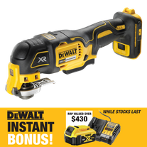 DeWalt Cordless Multi Tool Brushless 3 speed 18v with BONUS Battery and Charger