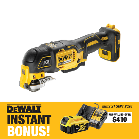 DeWalt Cordless Multi Tool Brushless 3 speed 18v with BONUS Battery and Charger