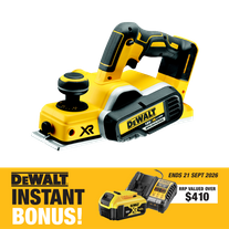 DCP580N-XE DeWalt Cordless Planer Brushless 18V with Bonus Battery and Charger