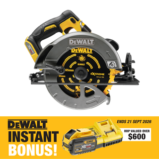 DEWALT FLEXVOLT Cordless Circular Saw Brushless 184mm 54V with BONUS