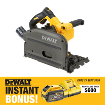 DEWALT FLEXVOLT Cordless Plunge Saw Brushless 54V with BONUS