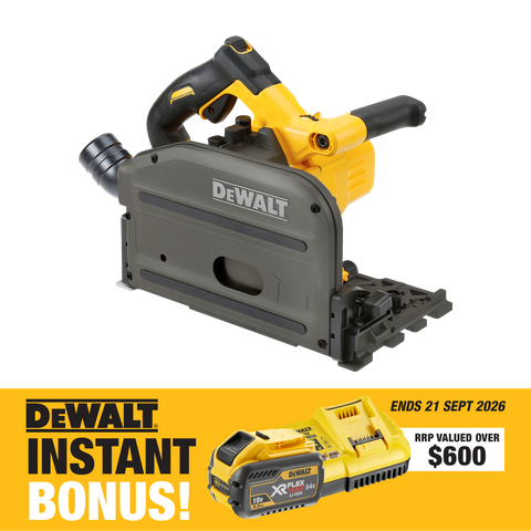 DEWALT FLEXVOLT Cordless Plunge Saw Brushless 54V with BONUS