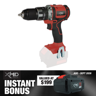 XHD LITHIUM Cordless Battery 8Ah with Hammer Drill Brushless 70Nm 2sp 18V