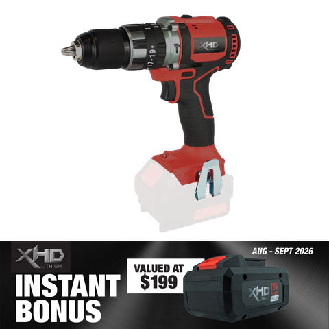 XHD LITHIUM Cordless Battery 8Ah with Hammer Drill Brushless 70Nm 2sp 18V